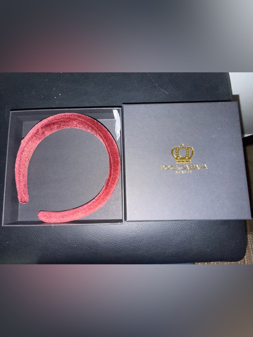 Burgundy Dolce & Gabbana headband brand new never worn. - Picture 2 of 3